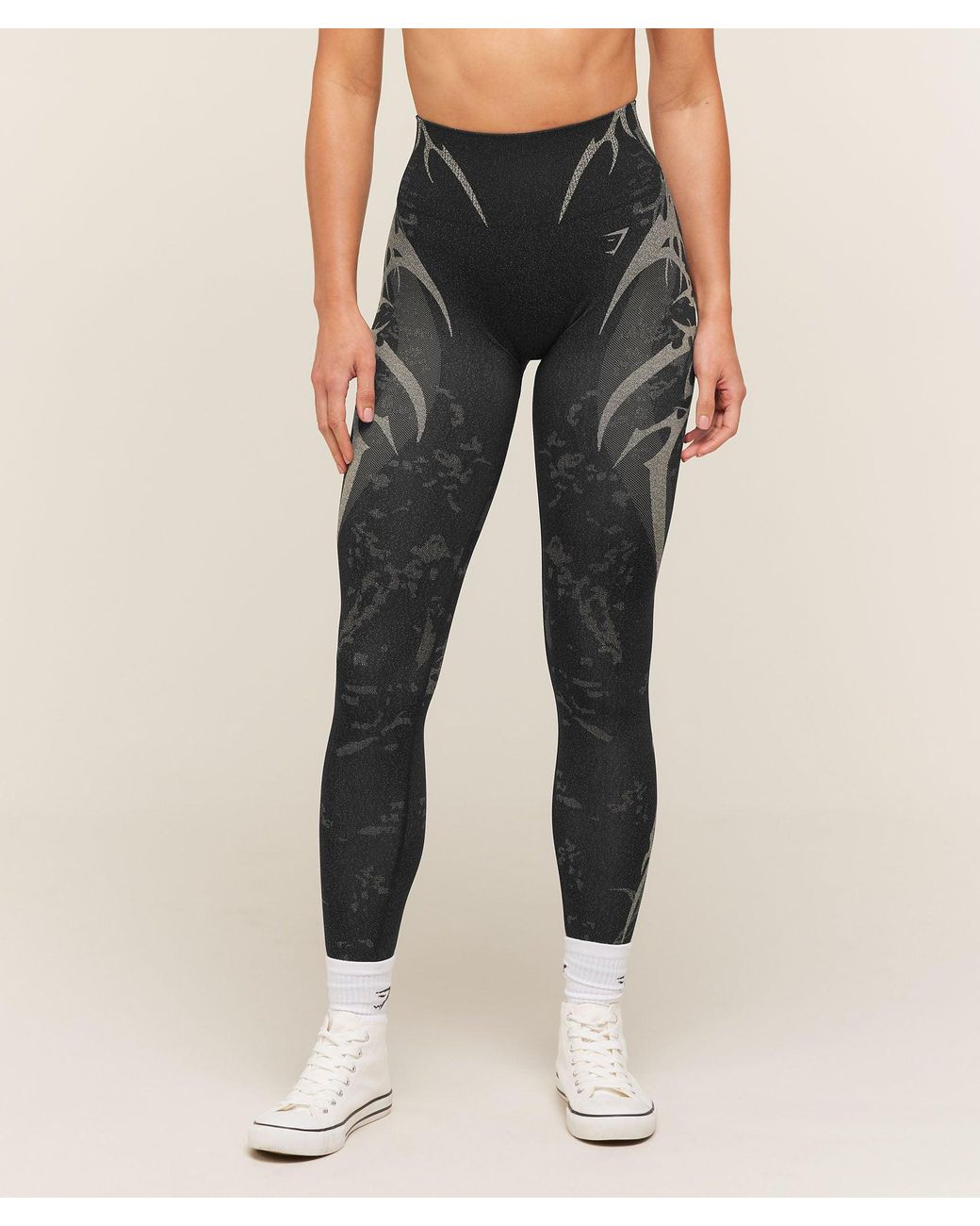 GYMSHARK Blue Storm Seamless Leggings