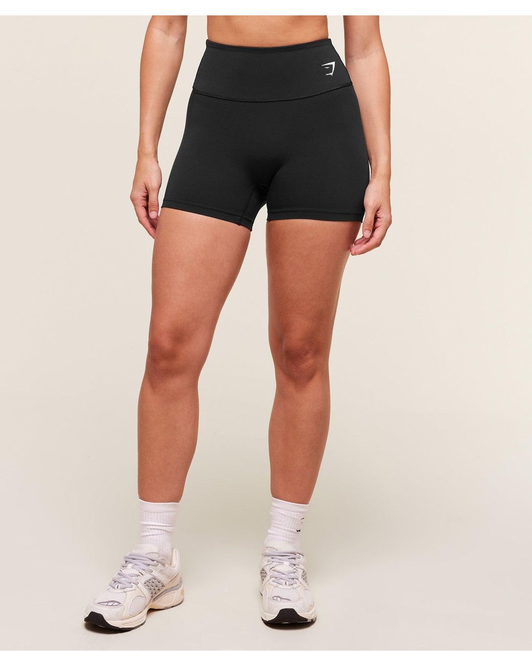 GYMSHARK Black Training Tight Shorts 2.0