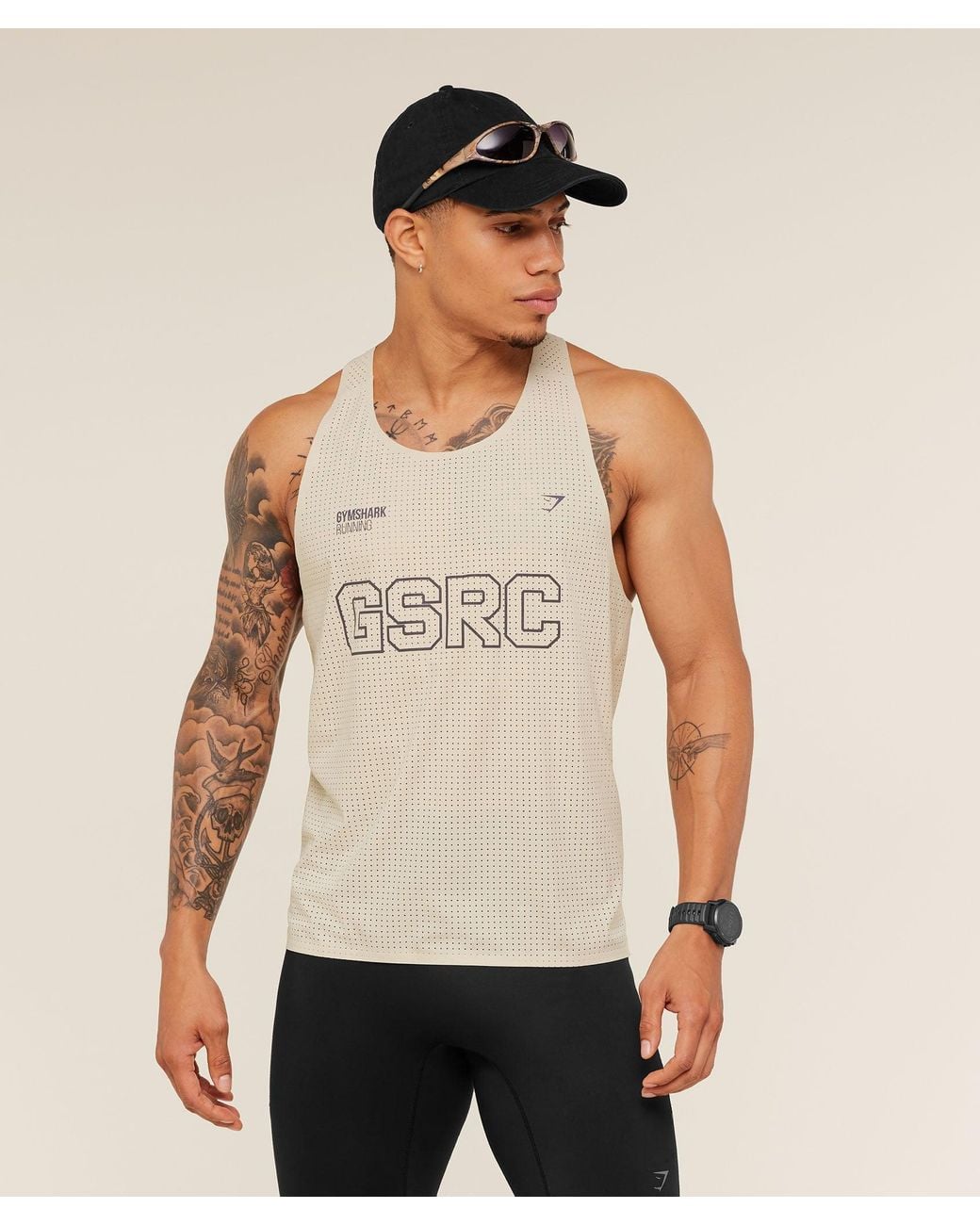 GYMSHARK Natural Running Elite Race Vest for men