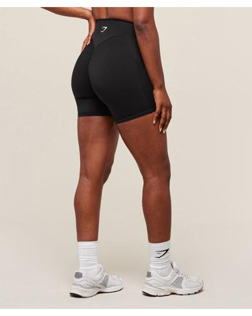 GYMSHARK Black Power Original Tight Shorts