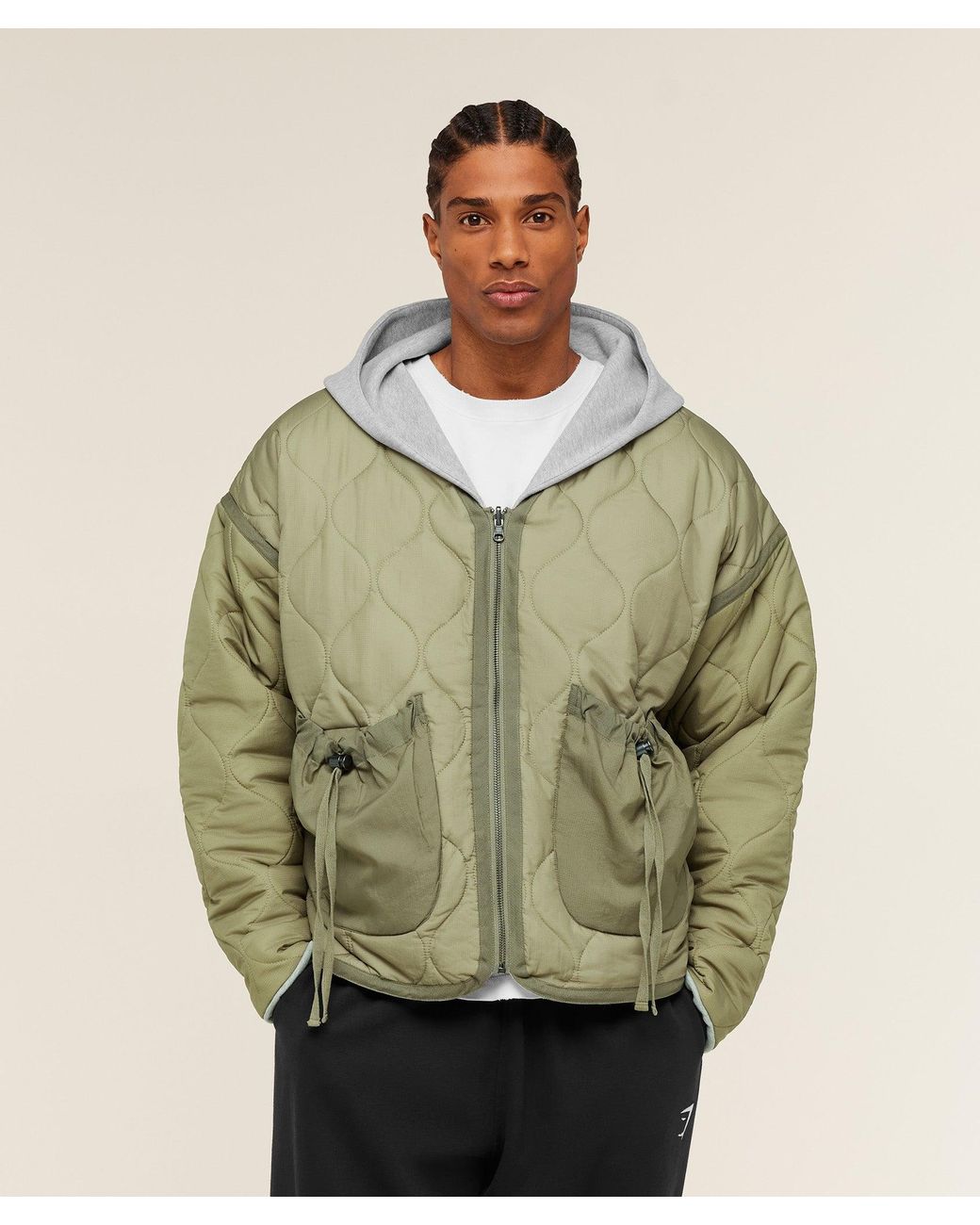 GYMSHARK Green X Saalt Studios Jacket for men