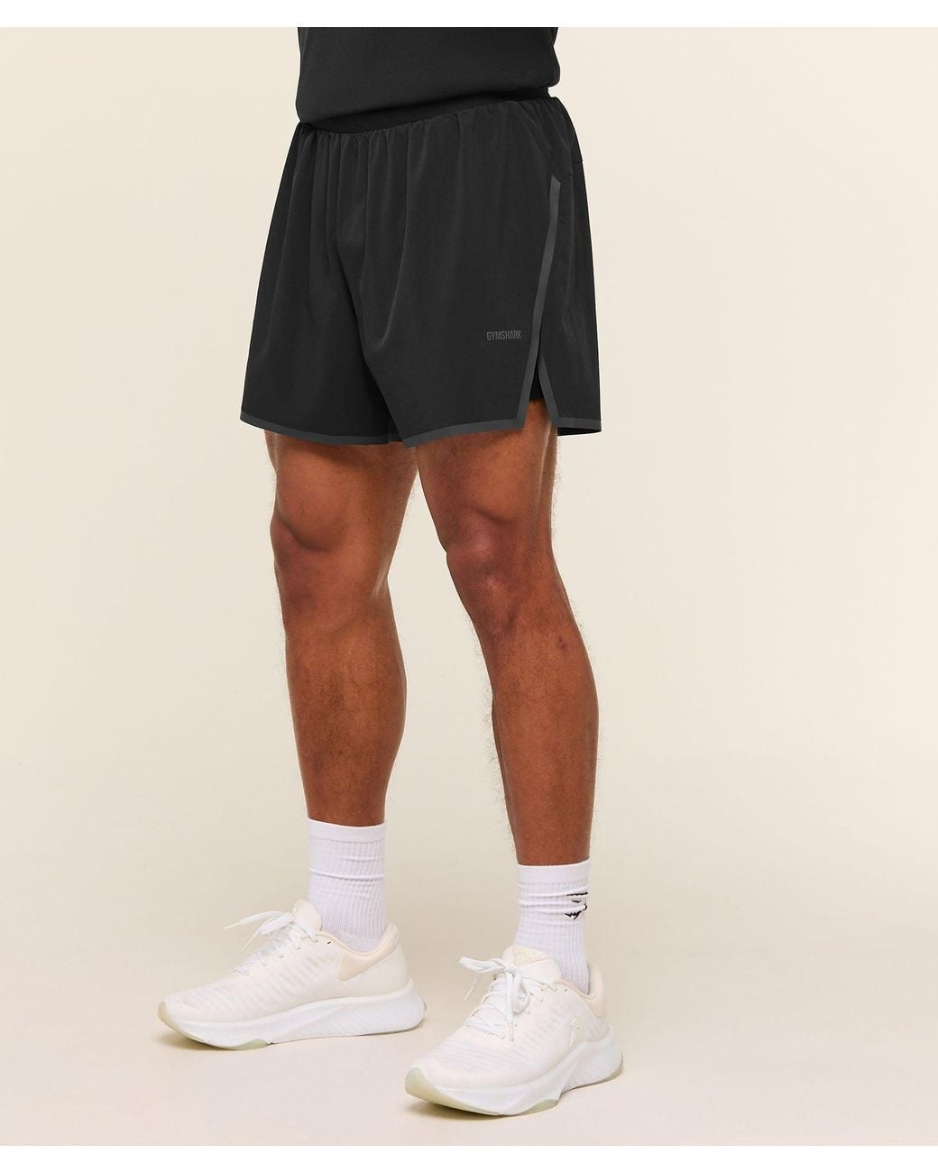GYMSHARK Black Hybrid 5" Performance Shorts for men