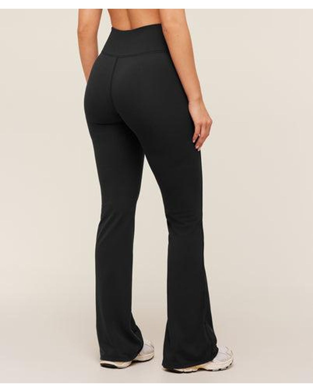GYMSHARK Black Corset Flare Legging
