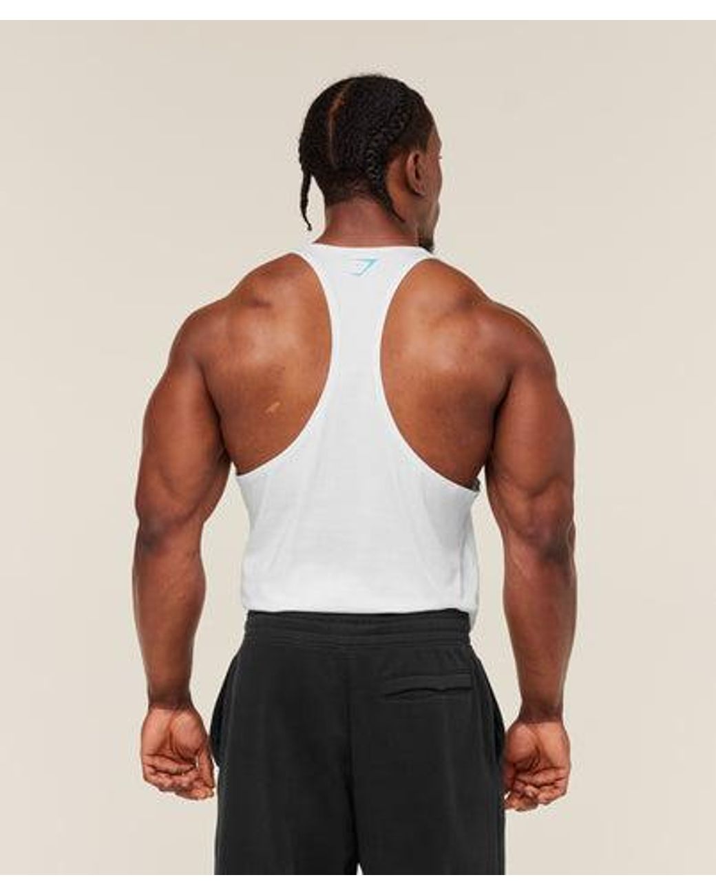 GYMSHARK Blue Power Stringer for men