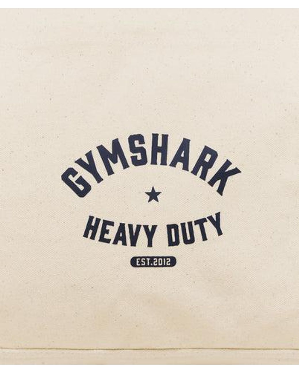 GYMSHARK Natural Logo Duffle Bag