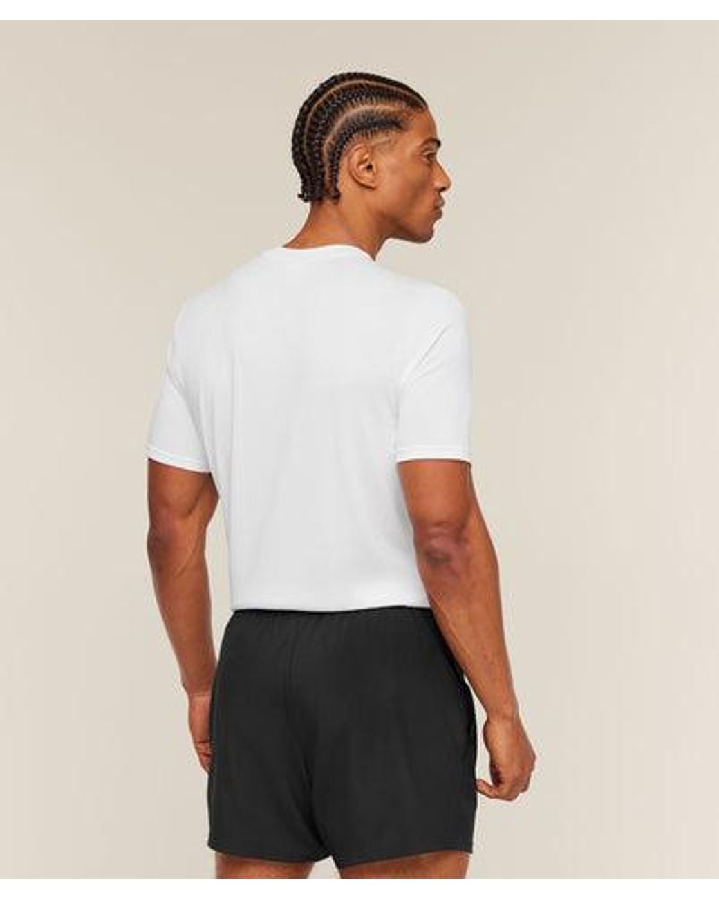 GYMSHARK White Arrival T-Shirt for men