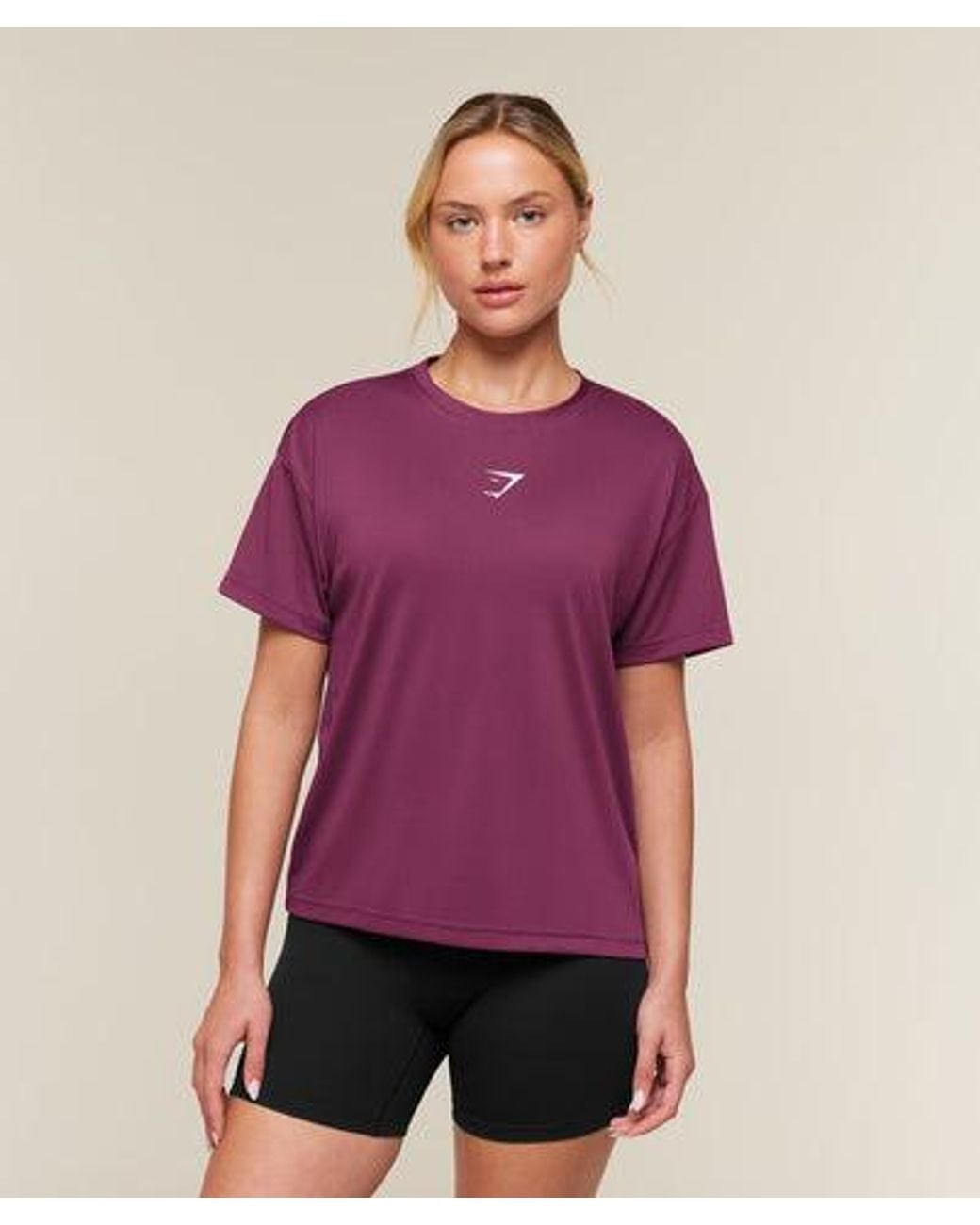 GYMSHARK Purple Conditioning Club Oversized Short Sleeve T-Shirt