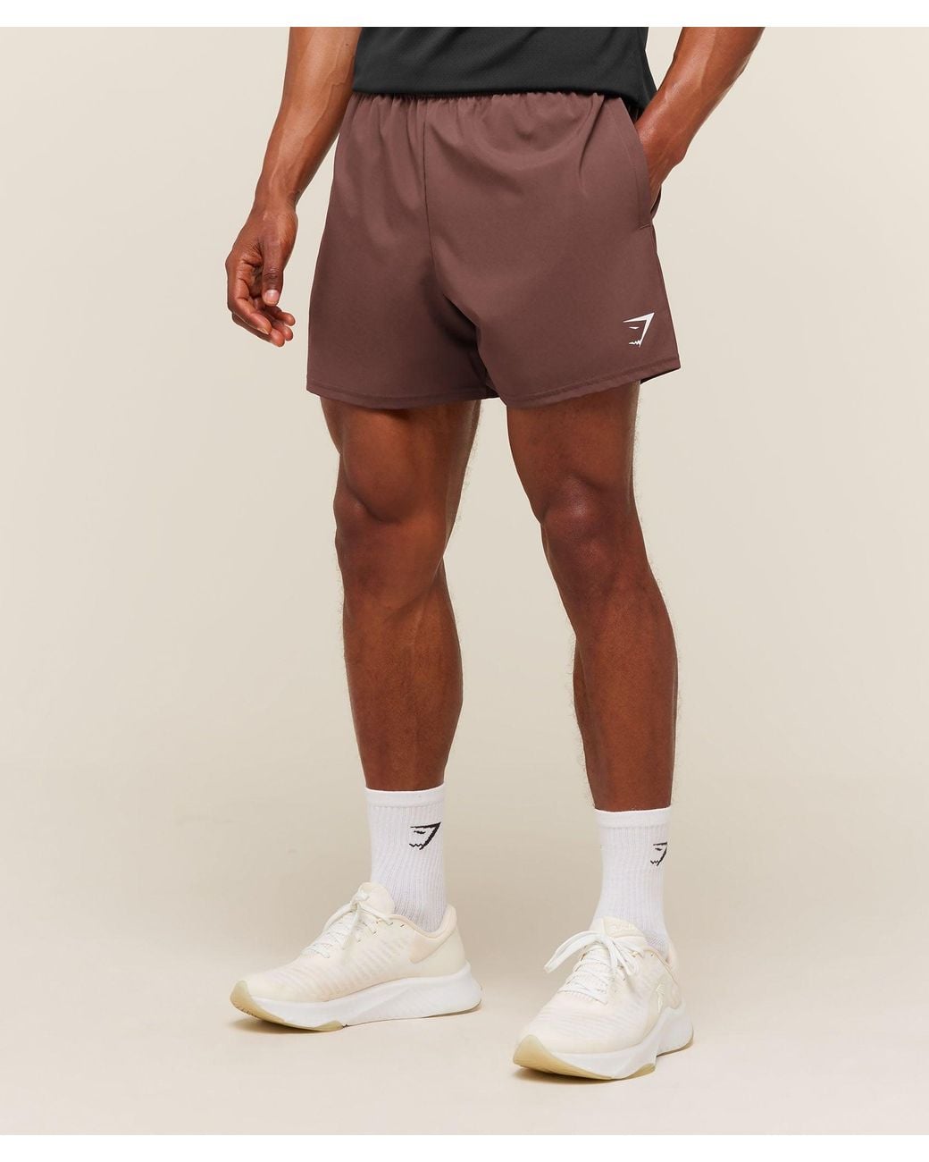 GYMSHARK Natural Arrival 5" Shorts for men