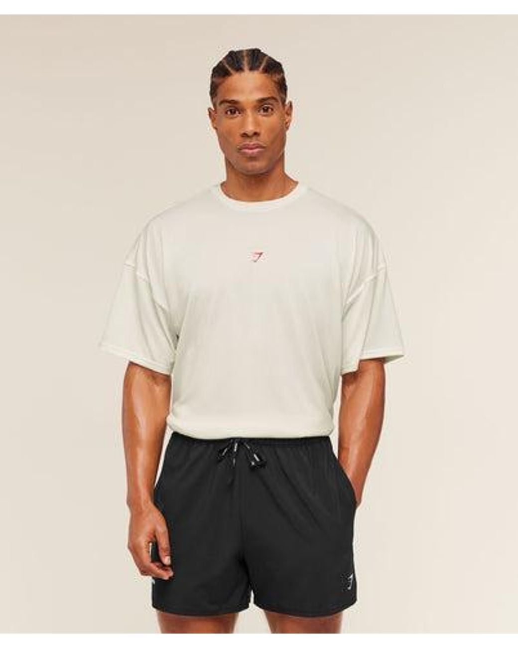 GYMSHARK White Gscc Graphic T-Shirt for men