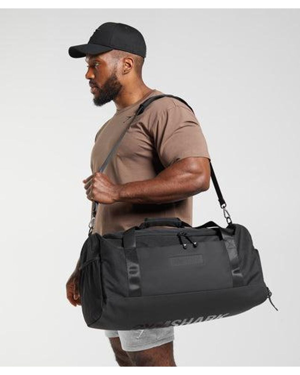 GYMSHARK Black Everyday Holdall Medium