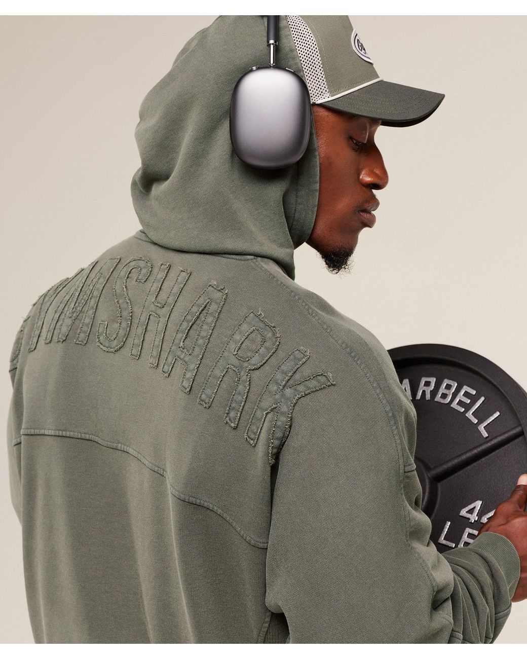 GYMSHARK Multicolor Power Washed Hoodie for men
