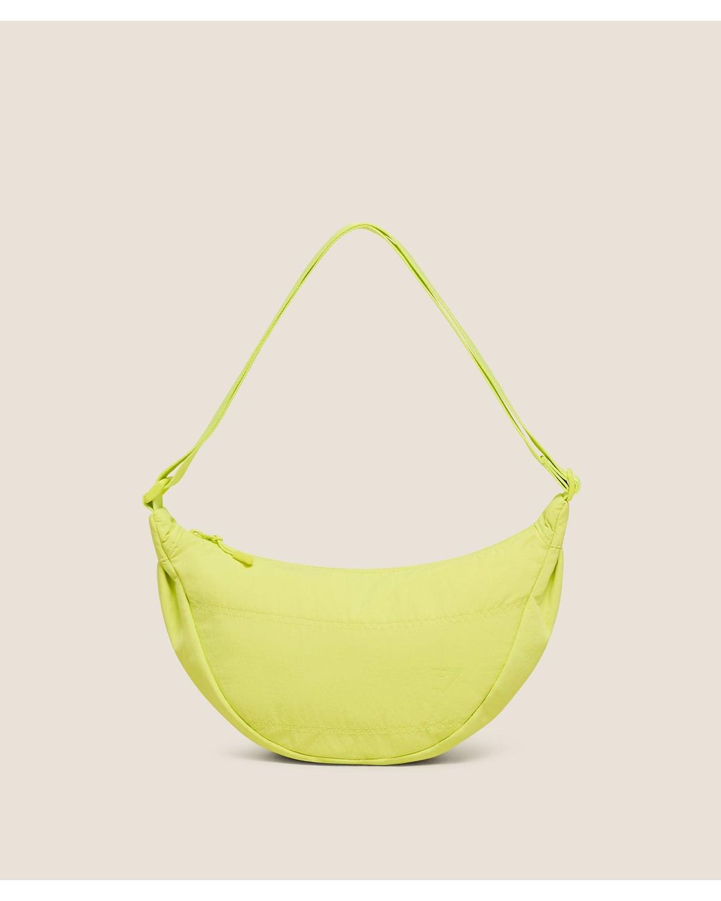 GYMSHARK Yellow Pleat Crossbody