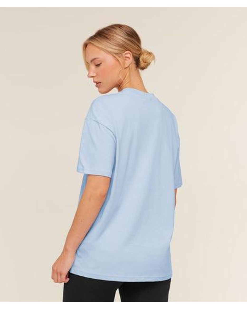 GYMSHARK Blue Training Oversized T-Shirt