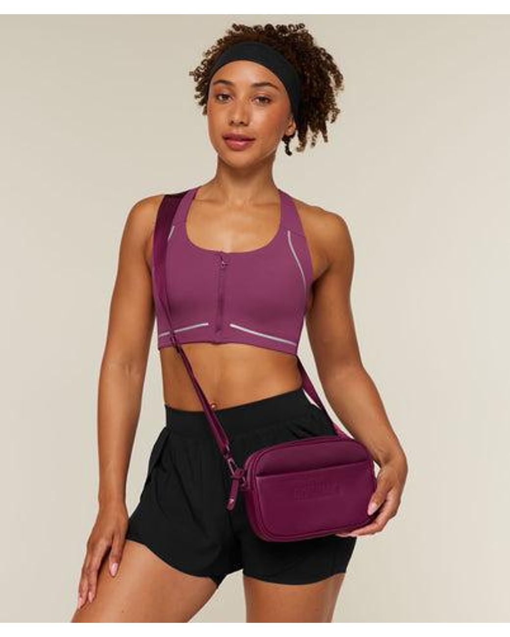 GYMSHARK Purple Everyday Camera Bag