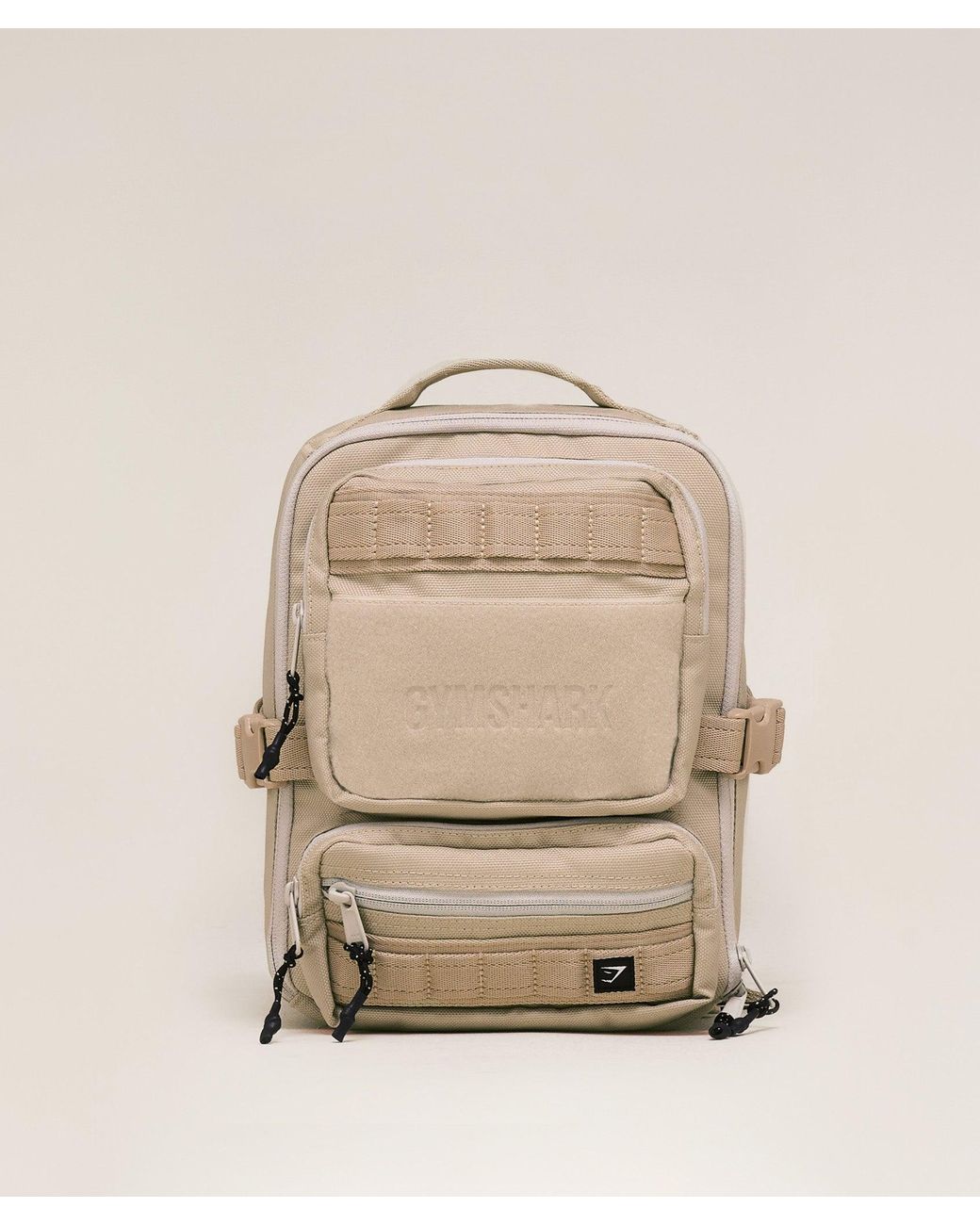 GYMSHARK Mini Tactical Backpack in Natural Lyst UK