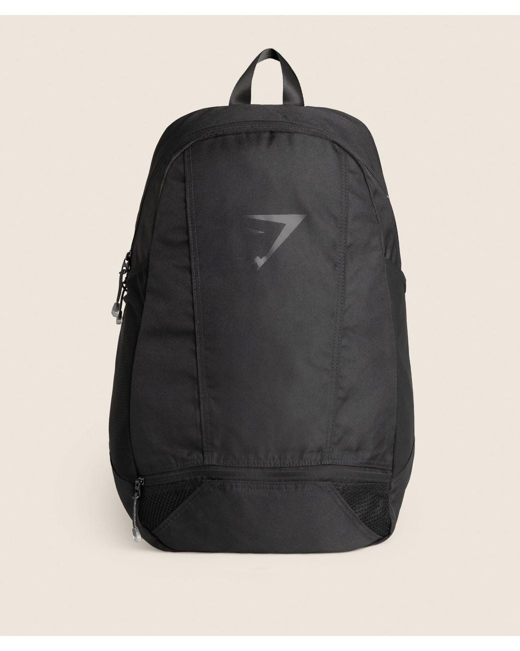 GYMSHARK Black Sharkhead Backpack
