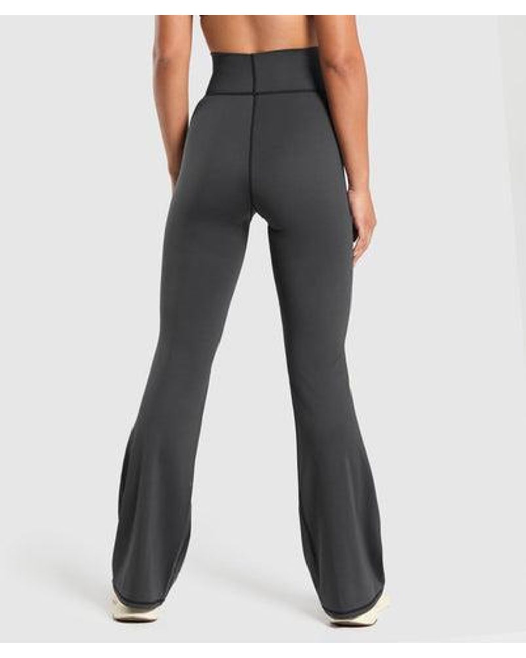 GYMSHARK Black Elevate Flared Leggings 2.0