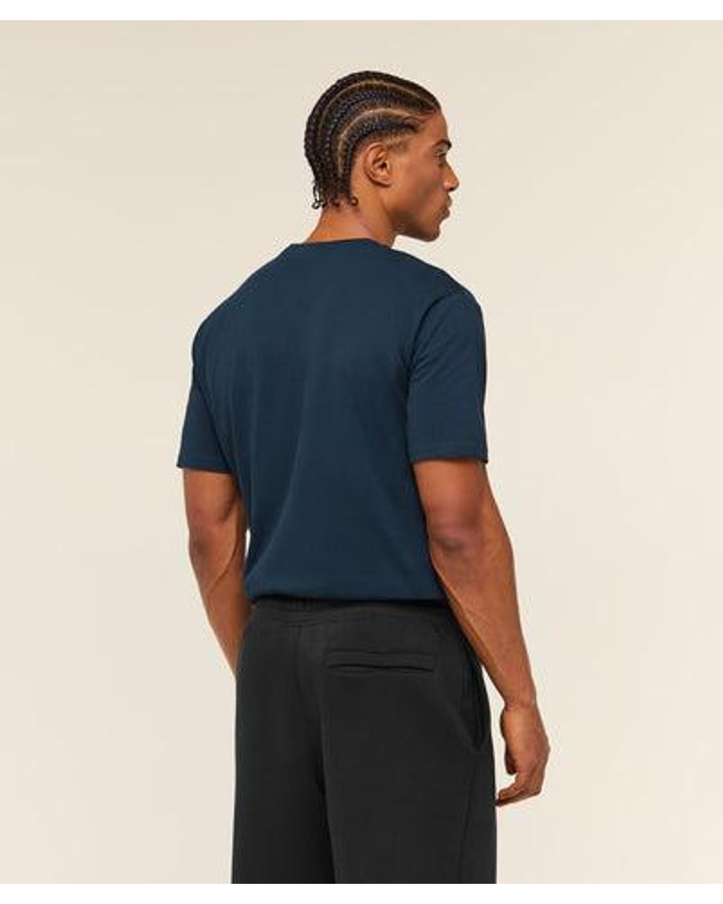GYMSHARK Blue Crest T-Shirt for men