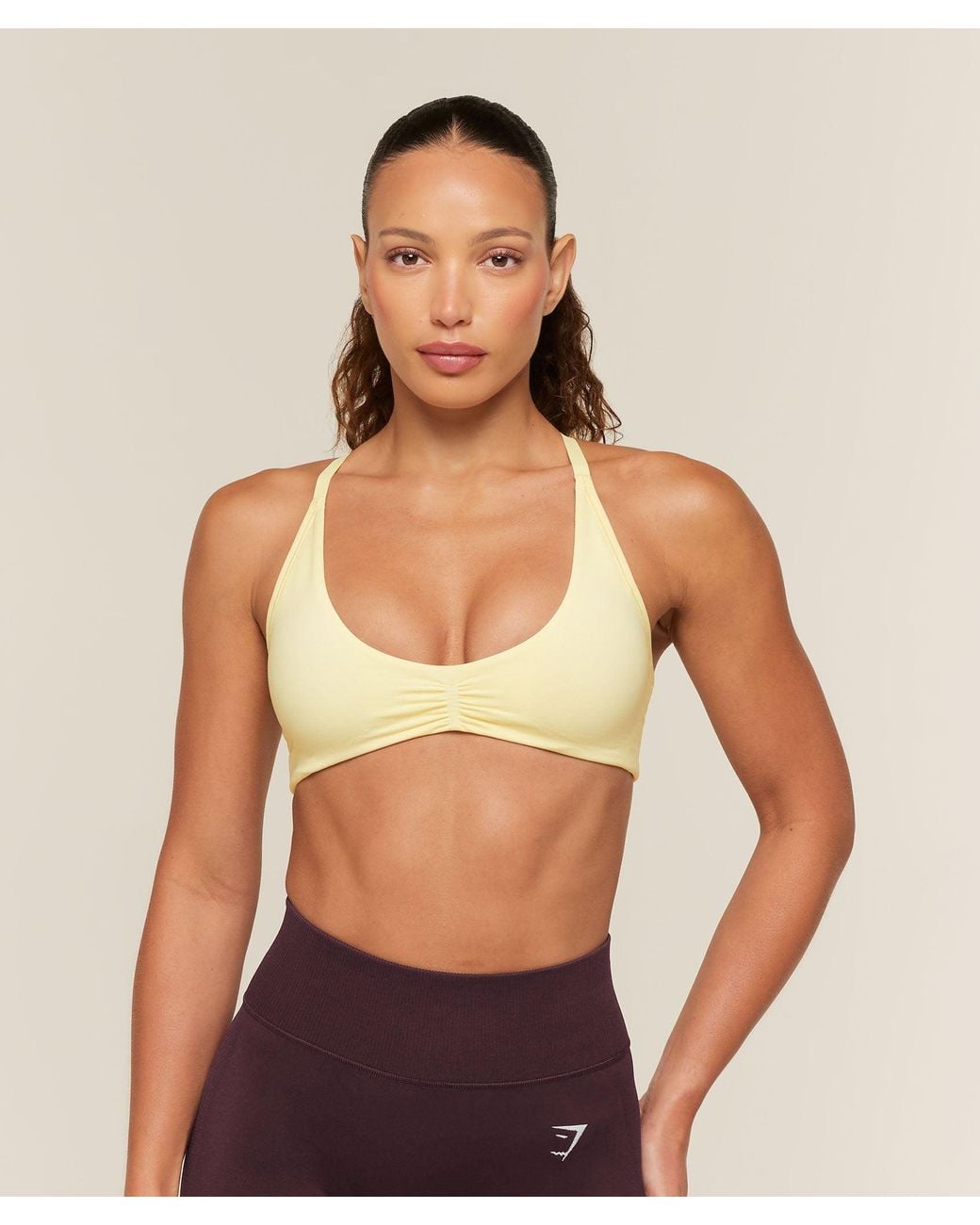 GYMSHARK Green Relay Seamless Light Support Sports Bra