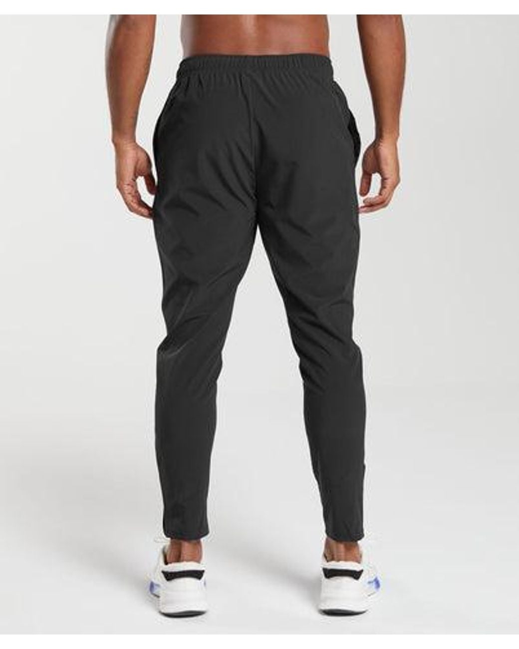 GYMSHARK Black Arrival Joggers for men