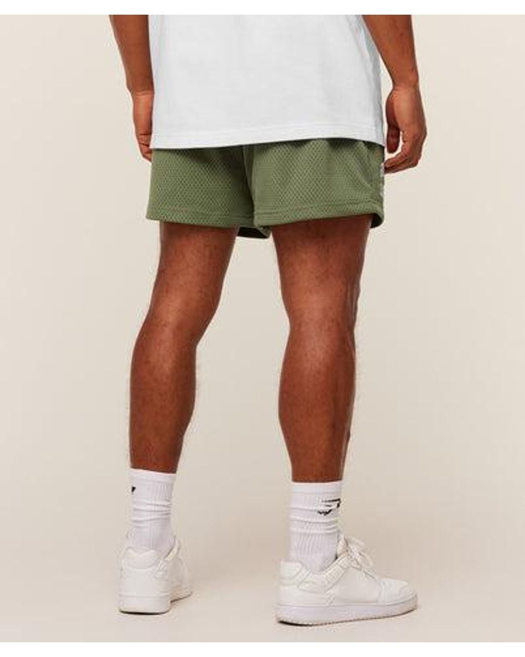 GYMSHARK Green Lifting Mesh 5" Shorts for men