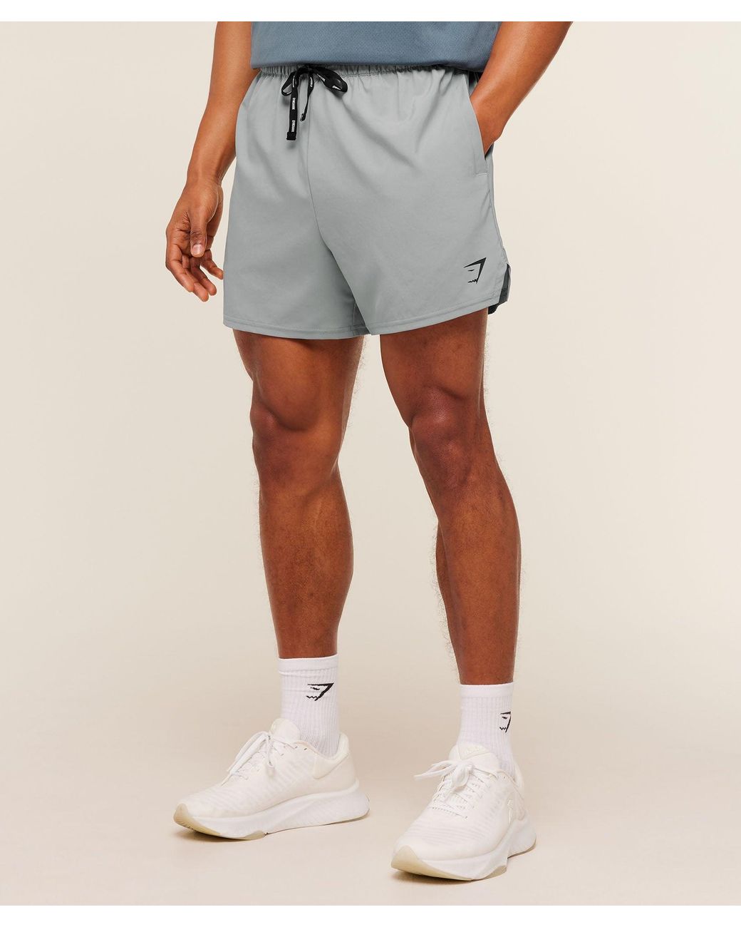 GYMSHARK Blue Train 5" Shorts for men