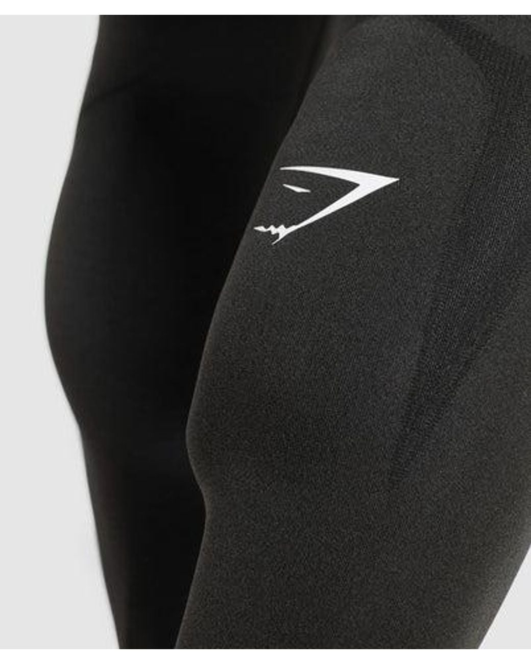GYMSHARK Black Shadow Seamless Tights for men