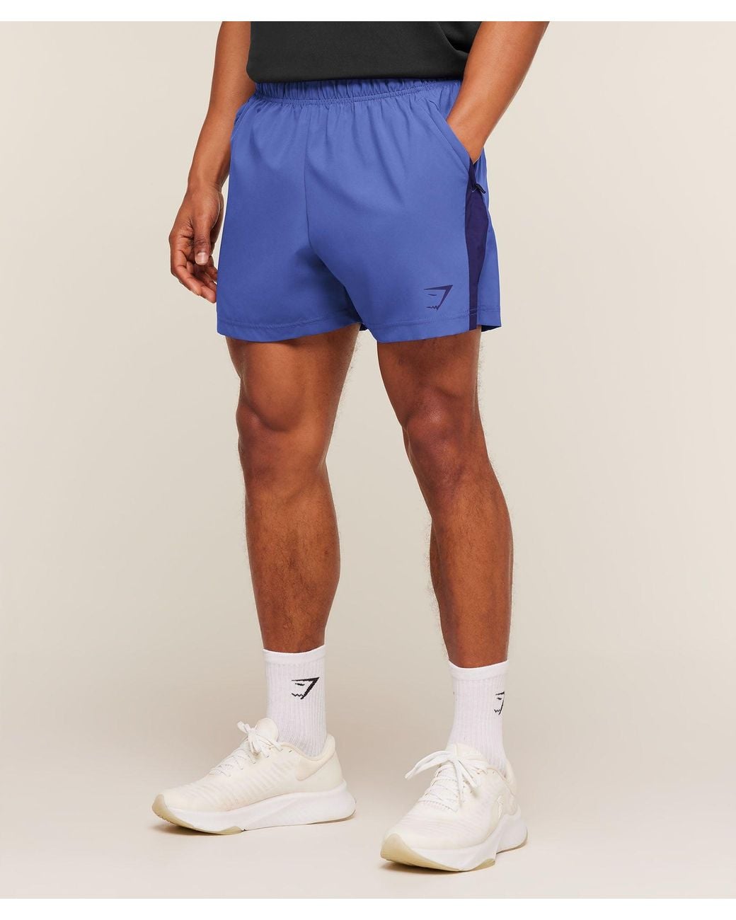 GYMSHARK Blue Sport 5" Shorts for men
