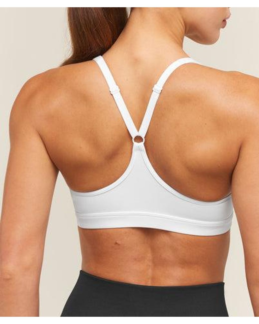 GYMSHARK Red Ruched Sports Bra 2.0