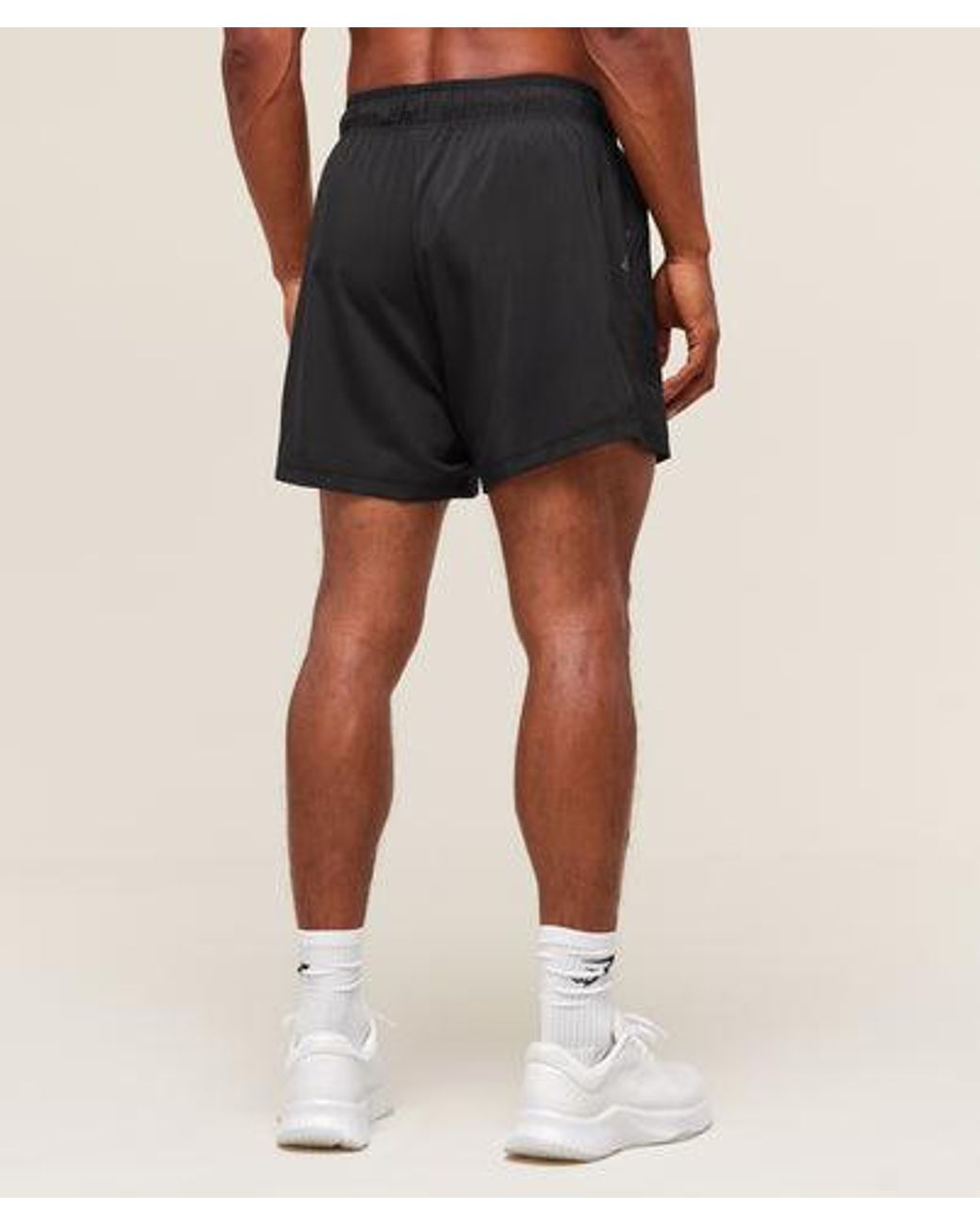 GYMSHARK Black Sport 5" Shorts for men