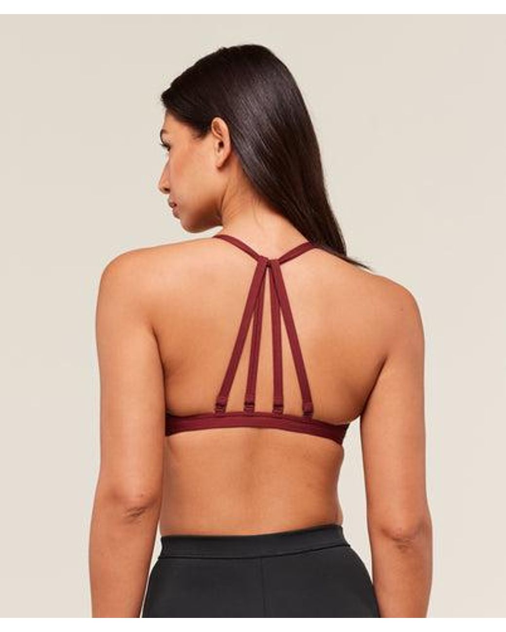 GYMSHARK Black Minimal Sports Bra