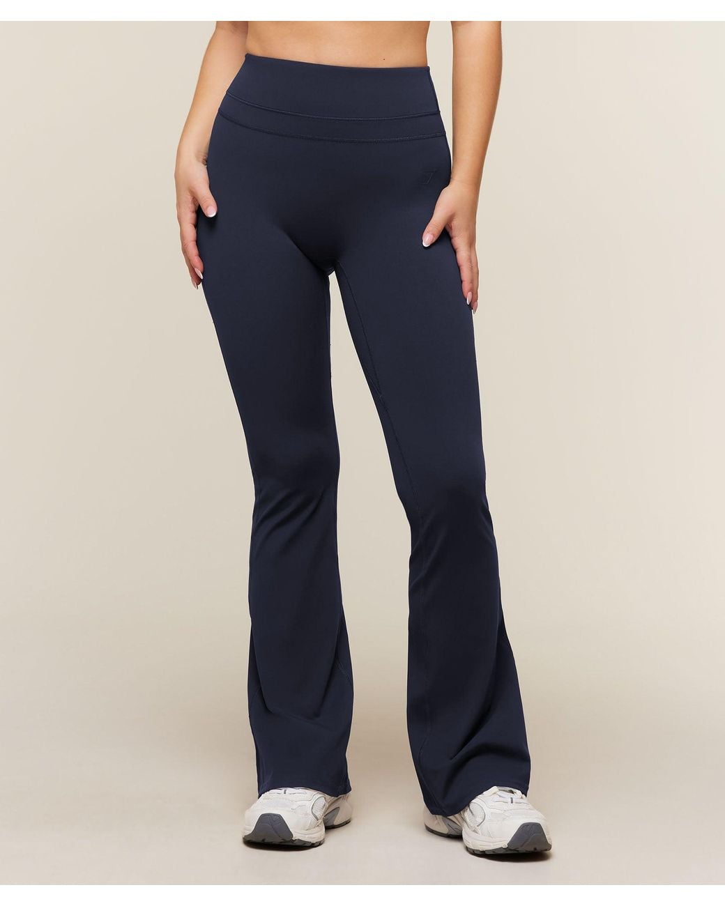 GYMSHARK Blue Whitney High-Rise Mini Flare Short
