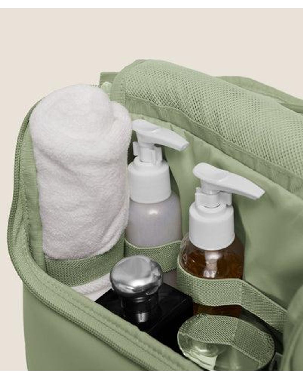 GYMSHARK Green Sleek Washbag