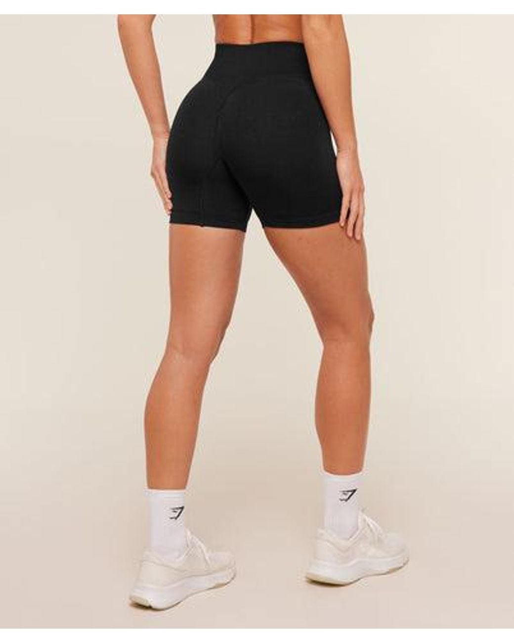 GYMSHARK Blue Relay Seamless High-Rise Shorts