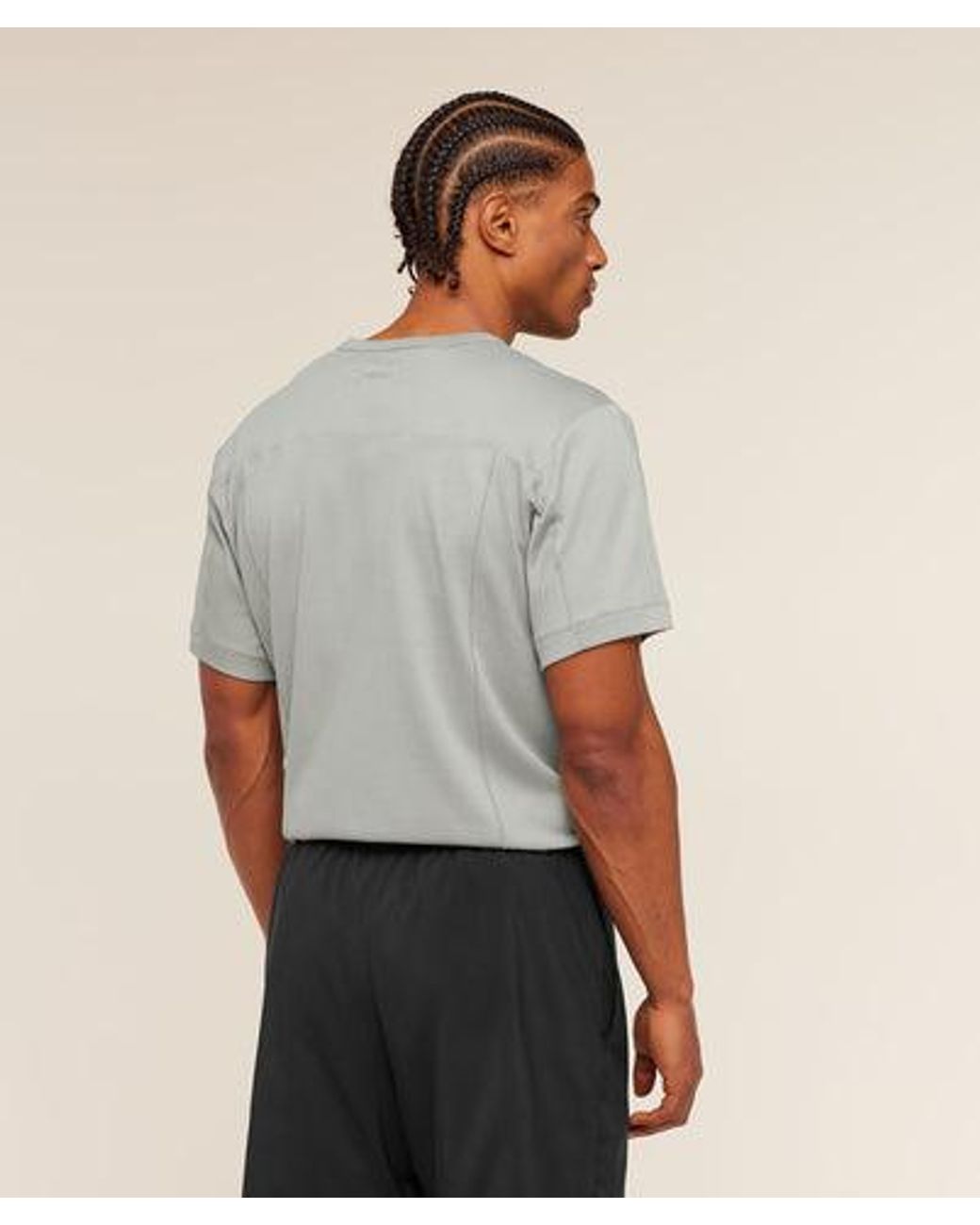GYMSHARK Gray Off Duty T-Shirt for men