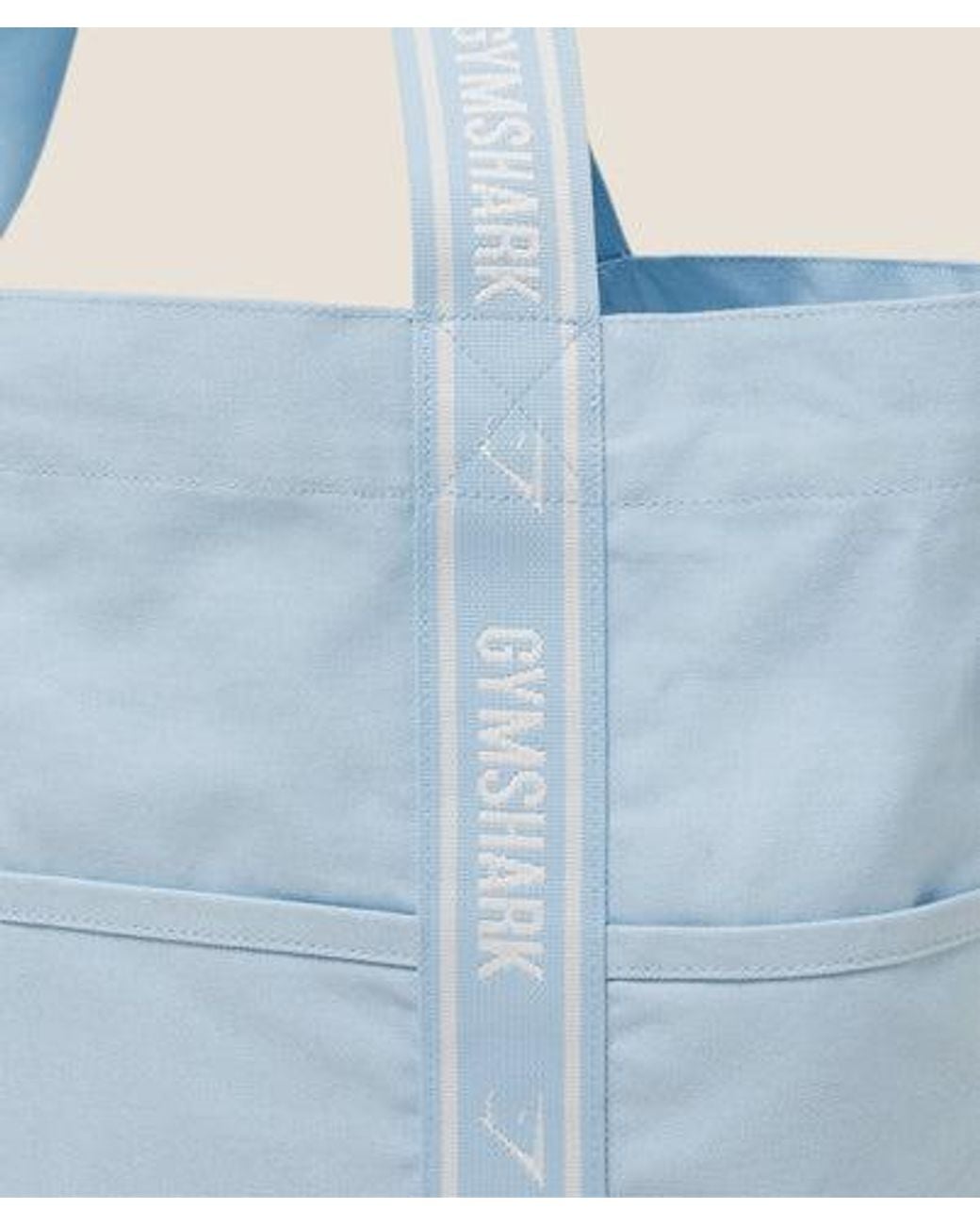 GYMSHARK Blue Logo Tote