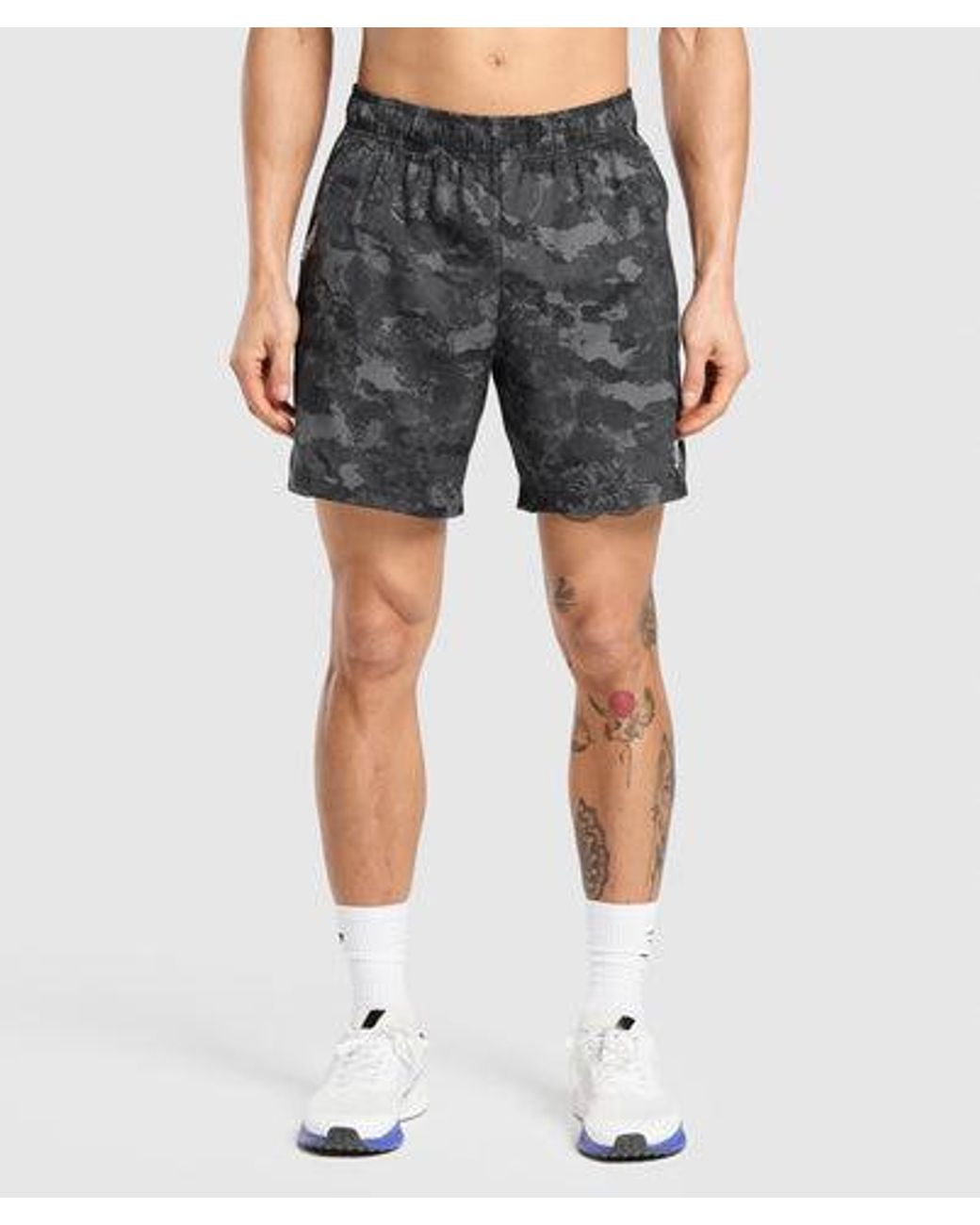 GYMSHARK Blue Sport 7" Shorts for men