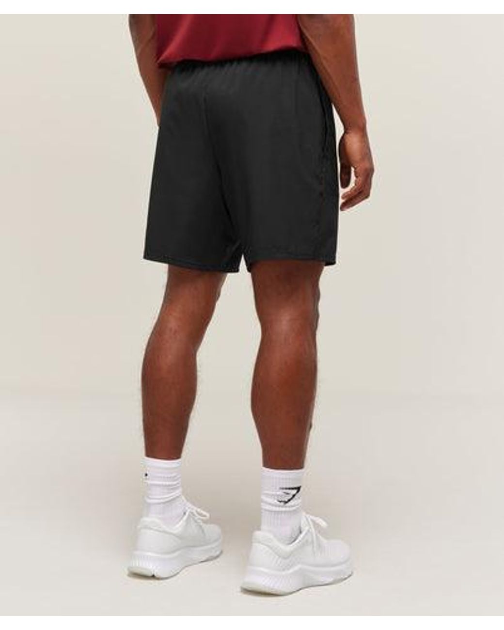 GYMSHARK Black Arrival 7" Shorts for men