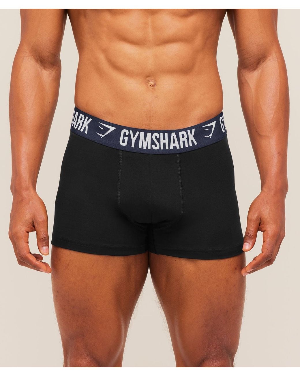 GYMSHARK Black Boxer Brief 5Pk for men