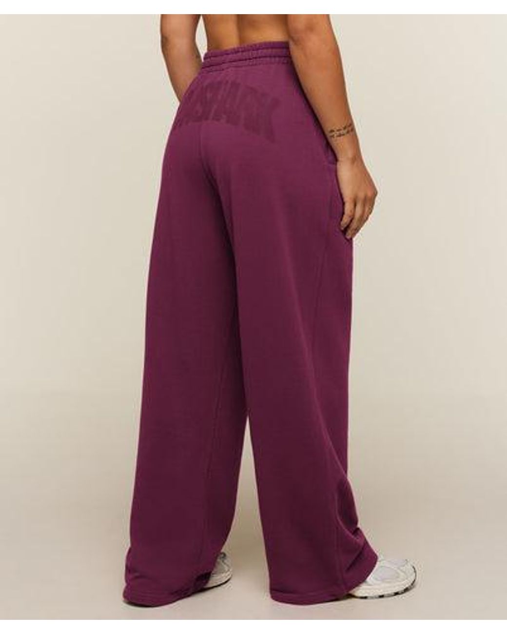 GYMSHARK Purple Power Straight Leg Pants