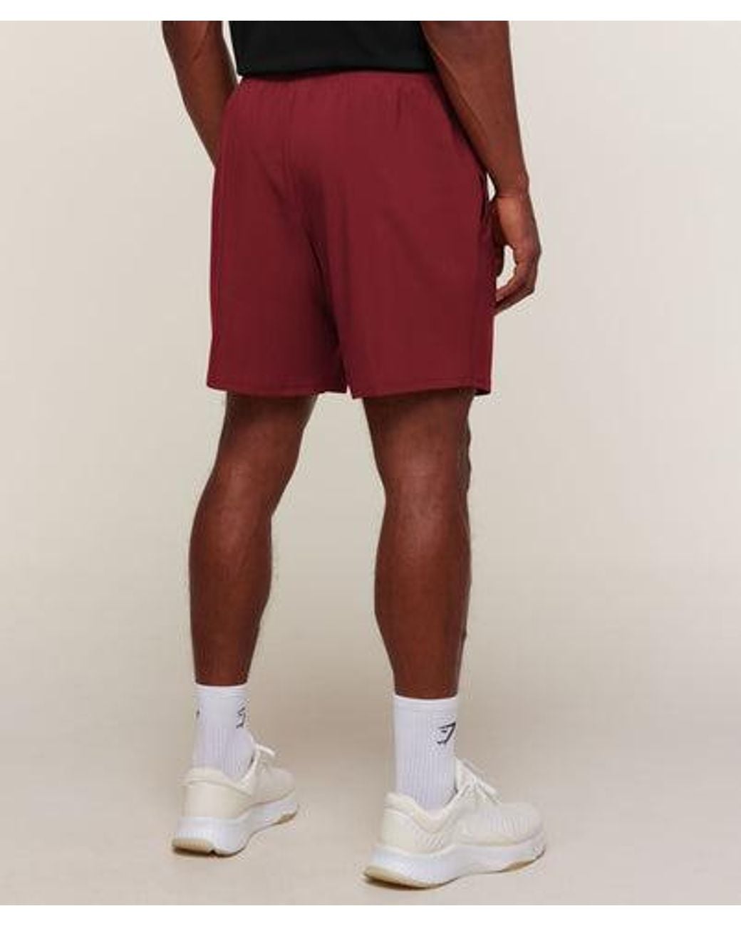 GYMSHARK Red Arrival 7" Shorts for men