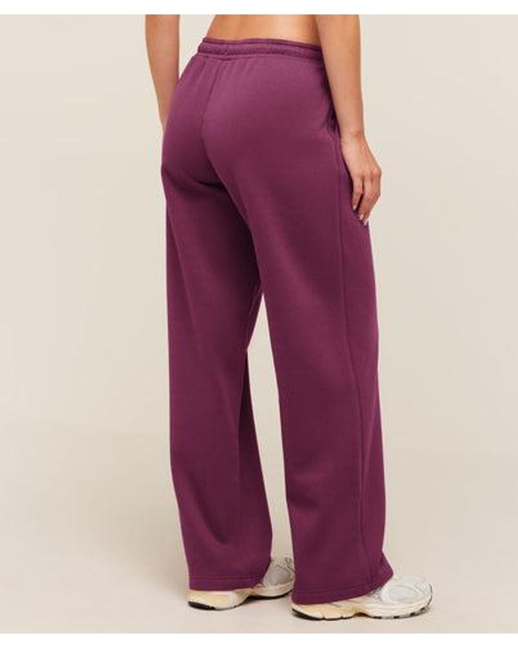 GYMSHARK Purple Cosy Luxe Straight Leg Regular Joggers
