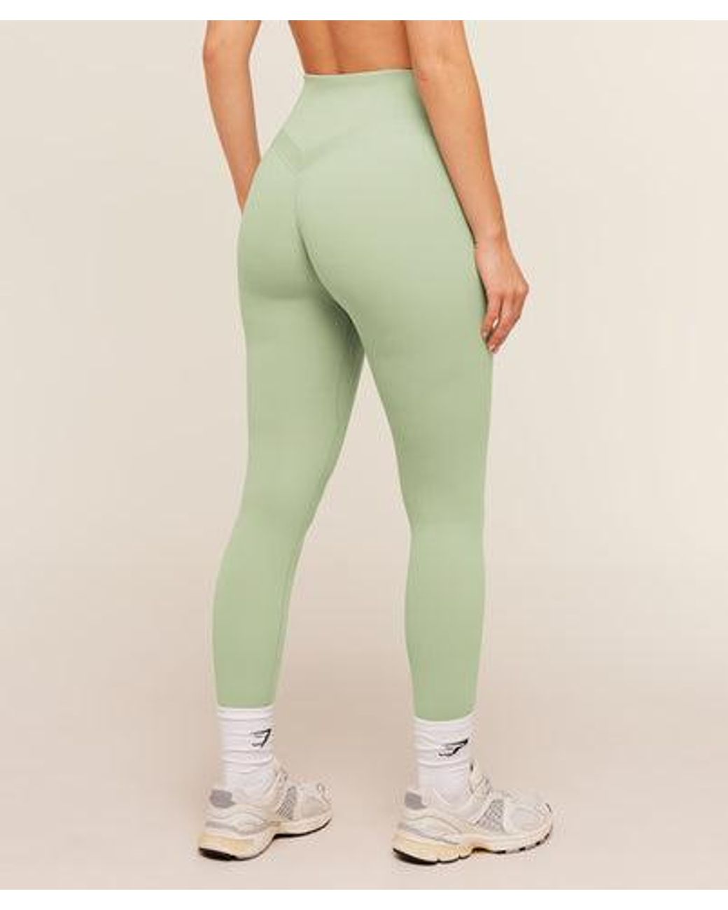 GYMSHARK Green Whitney Regular Leggings
