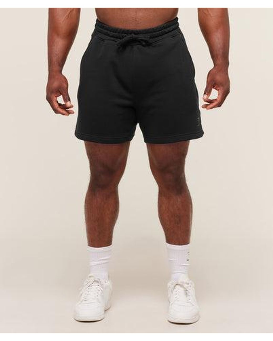 GYMSHARK Black Power 5" Shorts for men