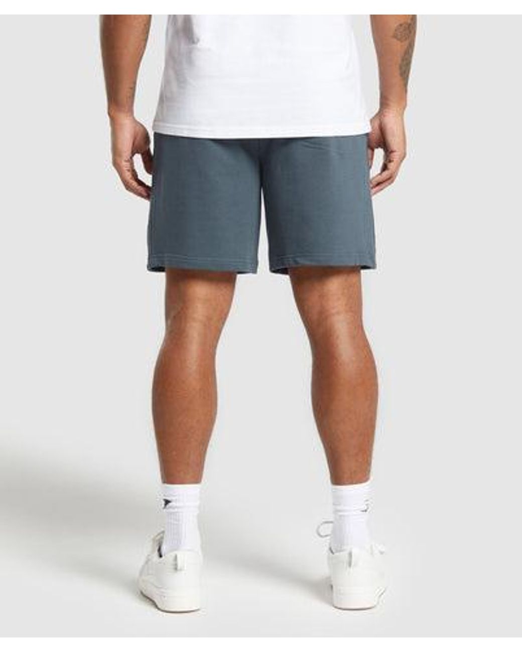 GYMSHARK Blue Rest Day Essentials 7" Shorts for men