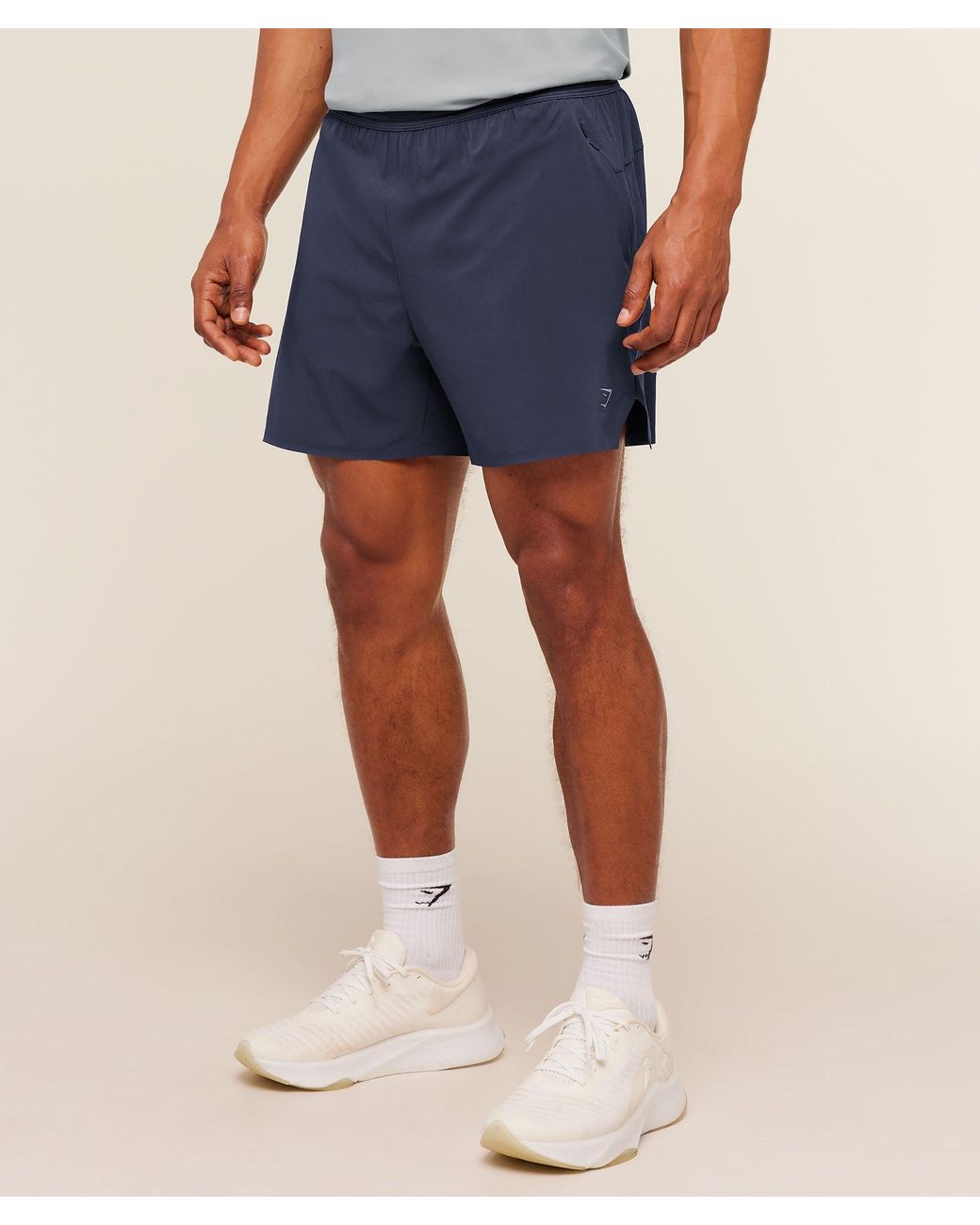 GYMSHARK Blue Evolve 5" Short for men