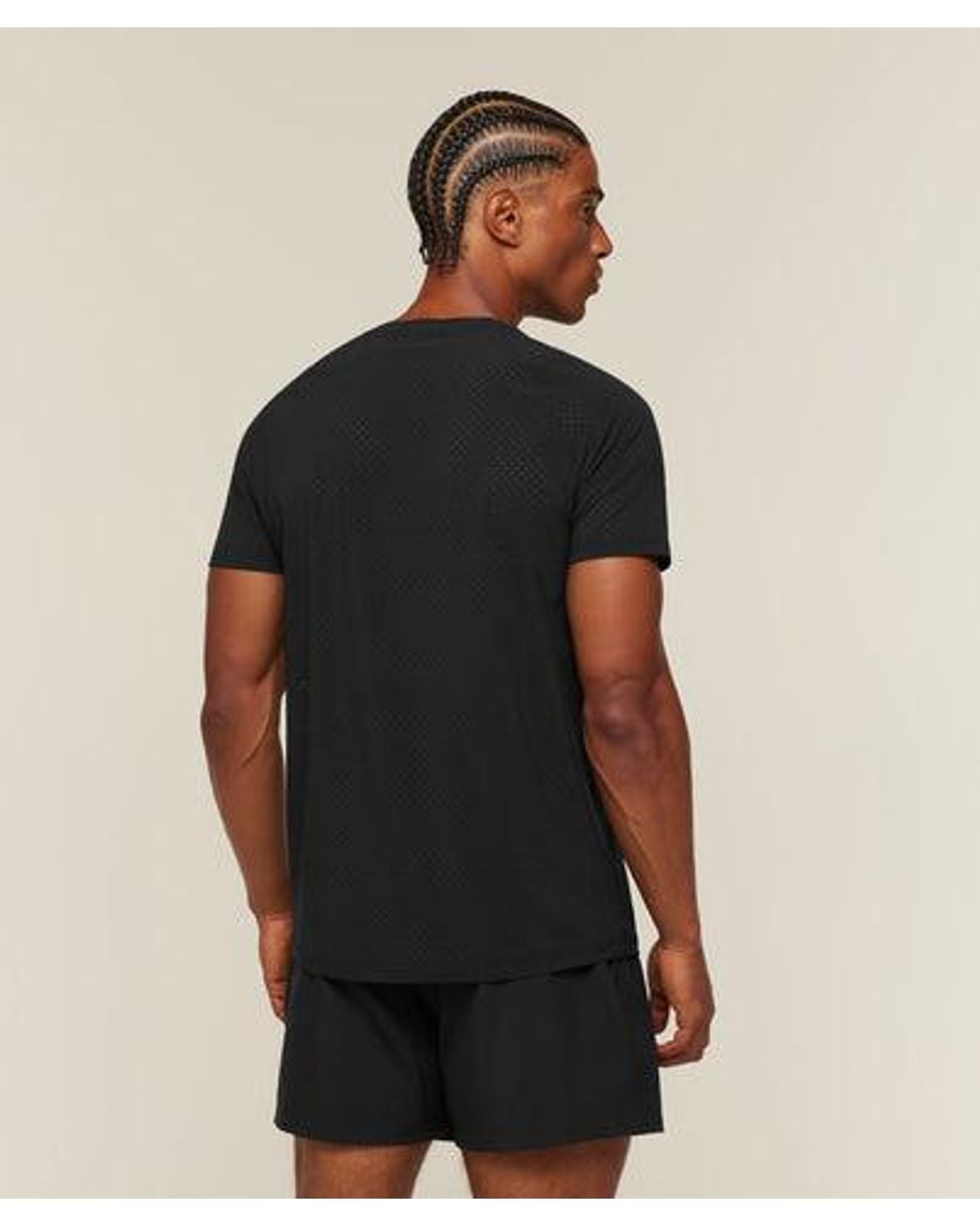 GYMSHARK Black Ultra Light Performance T-Shirt for men