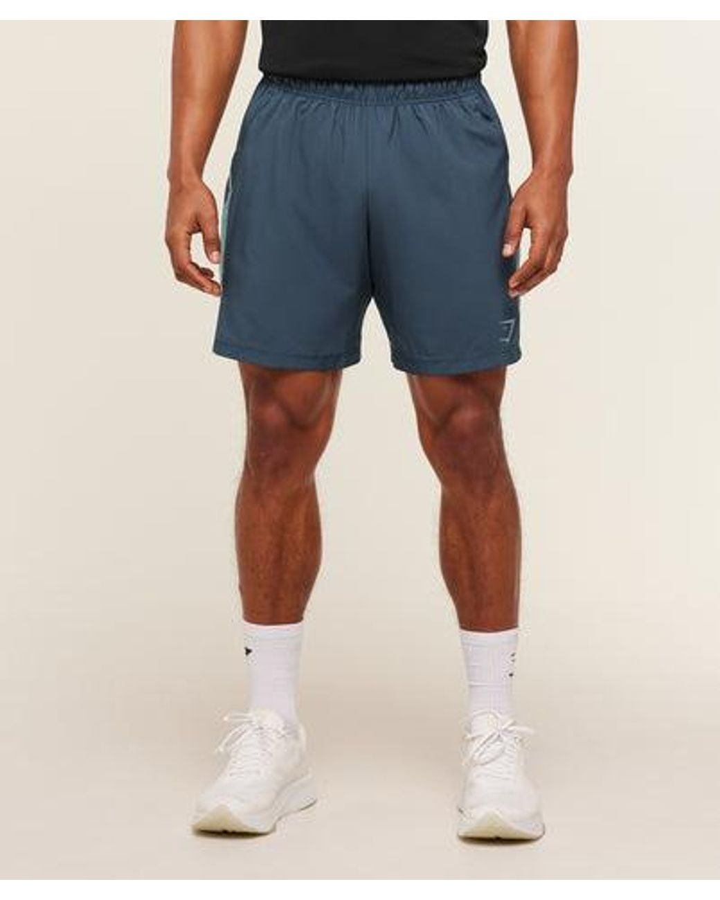 GYMSHARK Blue Sport 7" Shorts for men