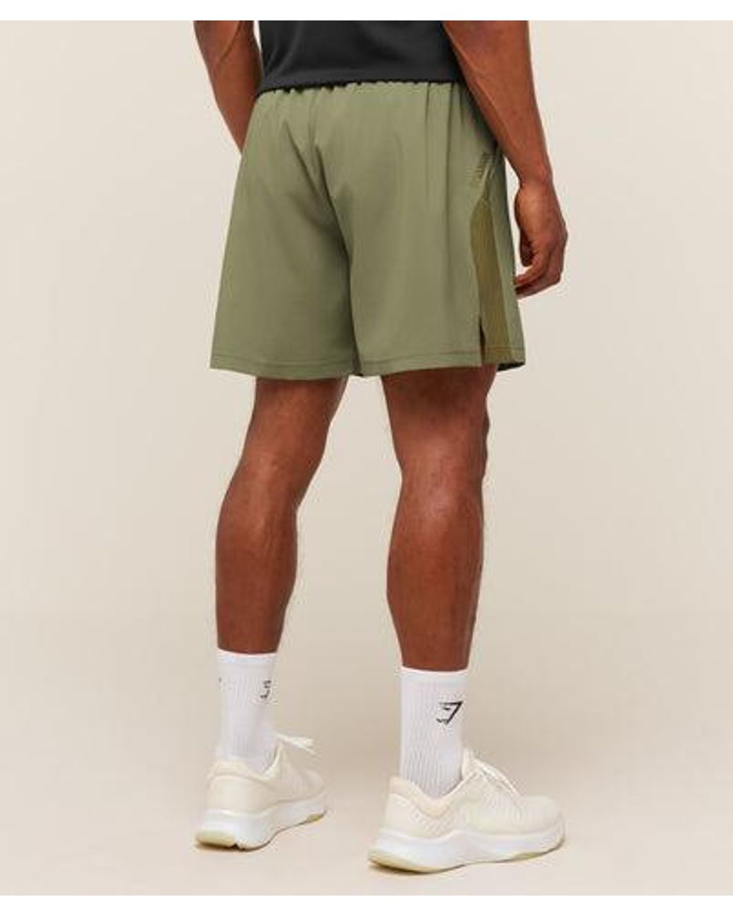 GYMSHARK Green Sport 7" Shorts for men