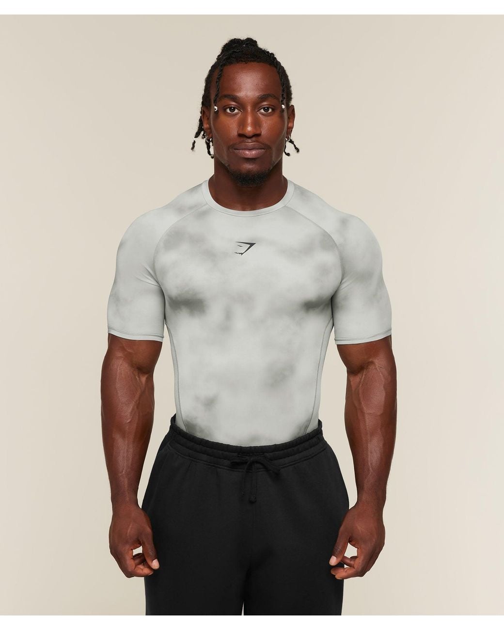 GYMSHARK Natural Element Baselayer T-Shirt for men